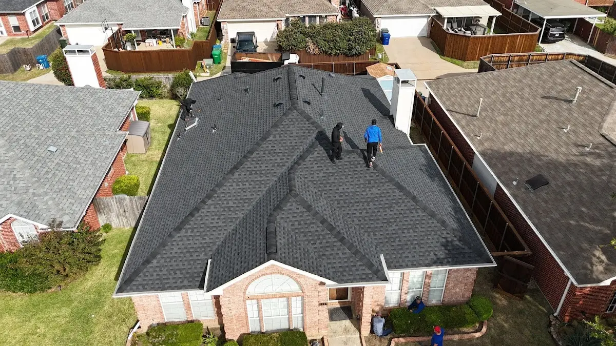 Commercial Roofing work in progress on a Fort Walton Beach property